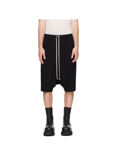 Rick Owens Black Tower Ricks Pods Shorts