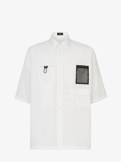 FENDI White poplin shirt
