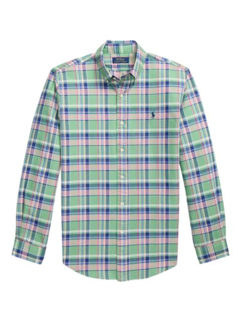 Polo Ralph Lauren plaid-pattern cotton shirt