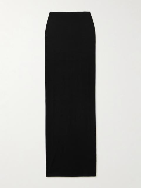 ÉTERNE Stretch-jersey Maxi Skirt