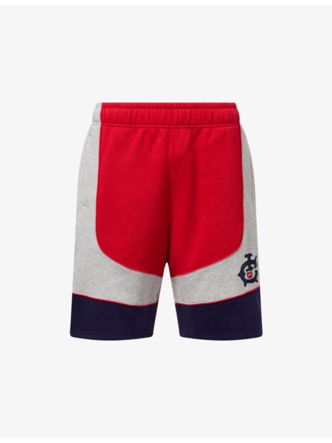 ICECREAM Panelled Warm-Up Cotton-Jersey Shorts