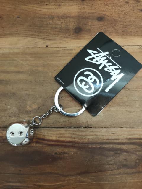 STUSSY FUZZY DICE KEYCHAIN キーホルダー ブルー STUSSY】送料・関