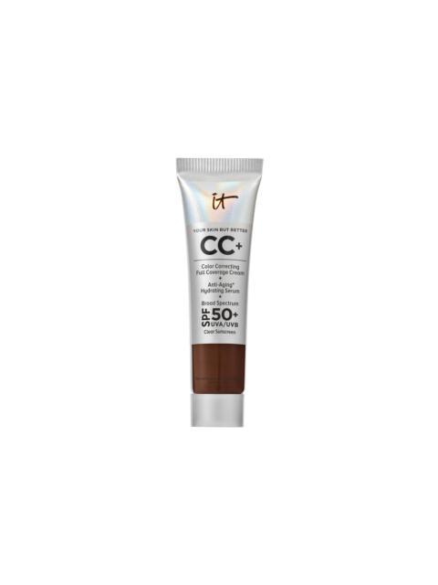 IT Cosmetics CC+ Cream Full-Coverage Foundation with SPF 50+ Travel Size