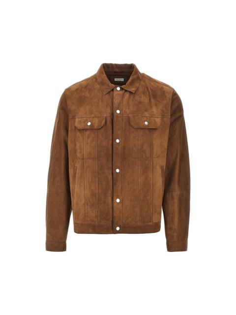 Brunello Cucinelli SUEDE LEATHER JACKET