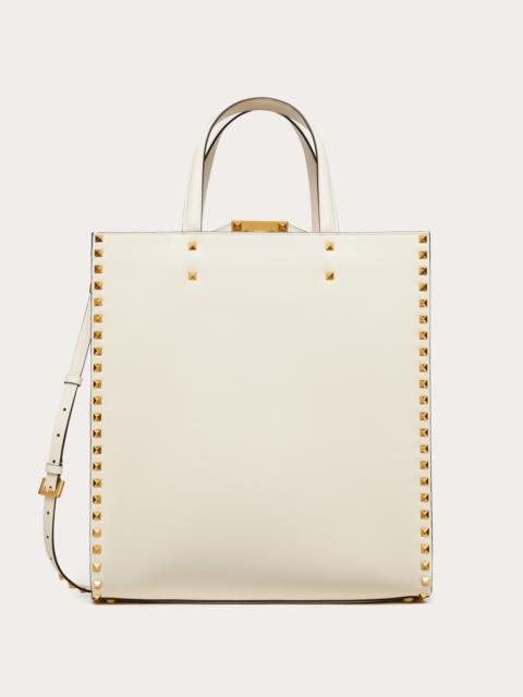 Valentino ROCKSTUD GRAINY CALFSKIN TOTE BAG