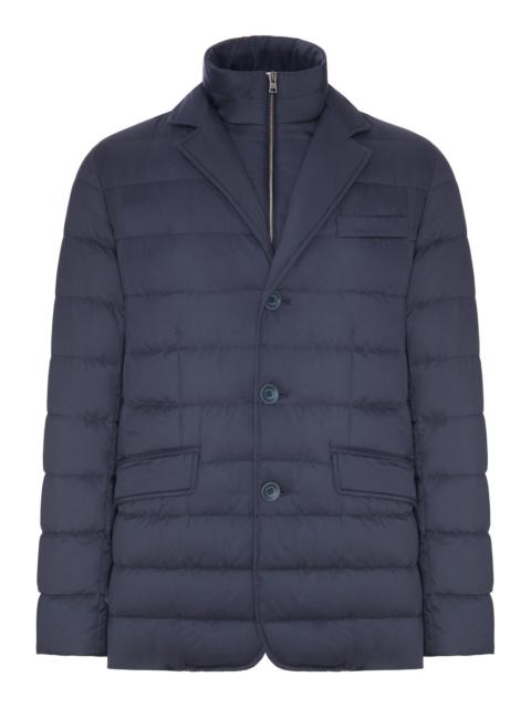 Herno PADDED BLAZER-STYLE DOWN JACKET WITH AN INNER BIB