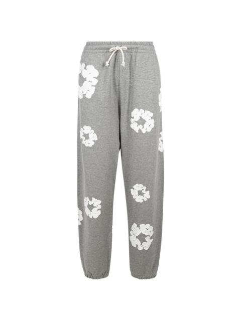 drawstring "Cotton Wreath" track pants