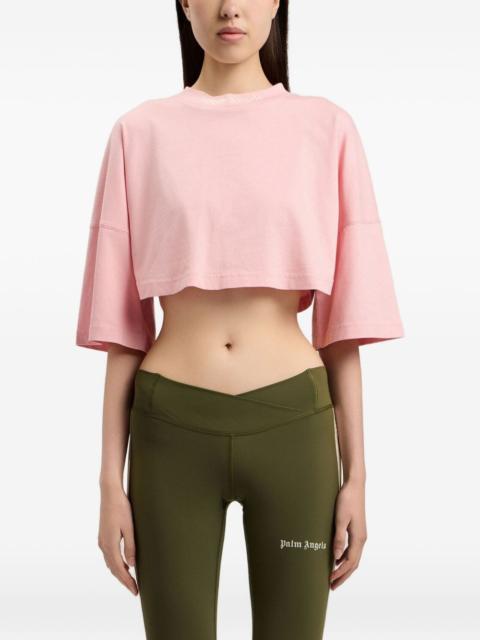 Palm Angels Cotton cropped t-shirt