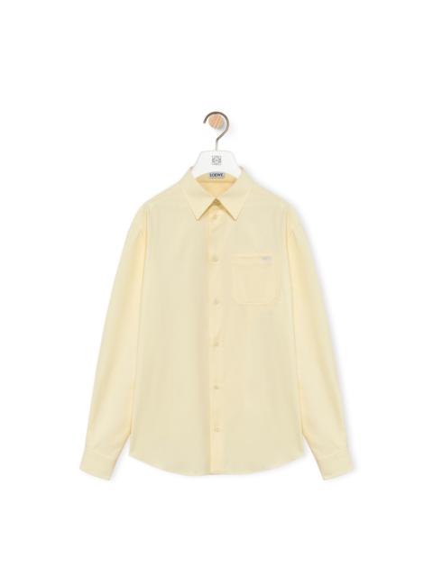 Loewe Chest pocket check shirt in cotton