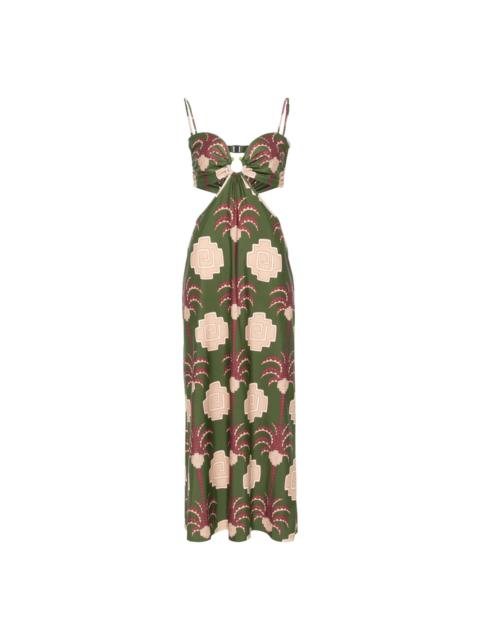 Johanna Ortiz Jungle Geometry midi dress