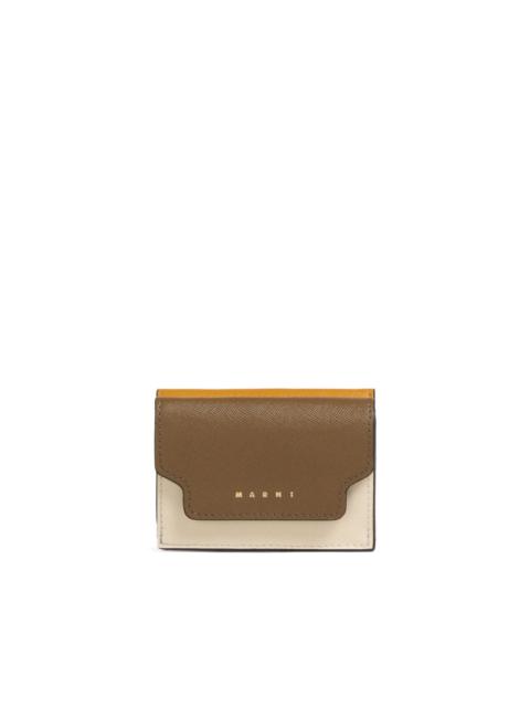 Yen tri-fold leather wallet