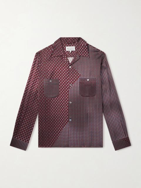 Maison Margiela Paisley-Print Satin Shirt