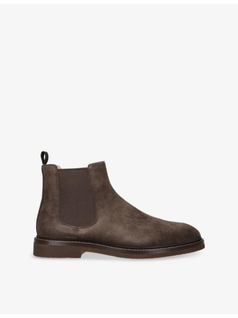 Brunello Cucinelli Suede Chelsea Ankle Boots