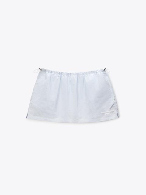 Alexander Wang Mid-Rise Mini Skort with Bungee Drawcord