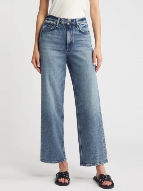 Shea High Waist Wide Leg Ankle Jeans