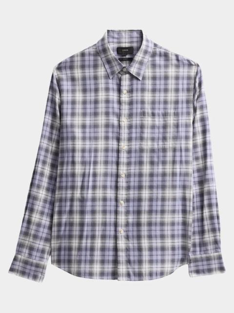 Vince Men's Exchange Plaid Button-Down Shirt