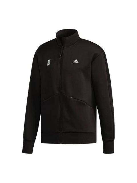 adidas Wj Tt Swt Martial Arts Logo Collar Jacket For Men Black DM5189