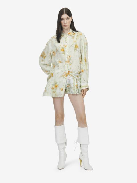 Alexander McQueen Floral Print Pyjama Shirt