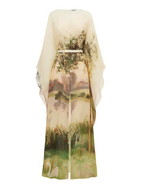 LEO LIN Willow Kaftan Maxi Dress print
