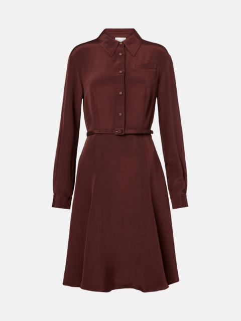 ROLAND MOURET Silk shirt dress