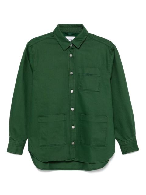 LACOSTE denim shirt jacket