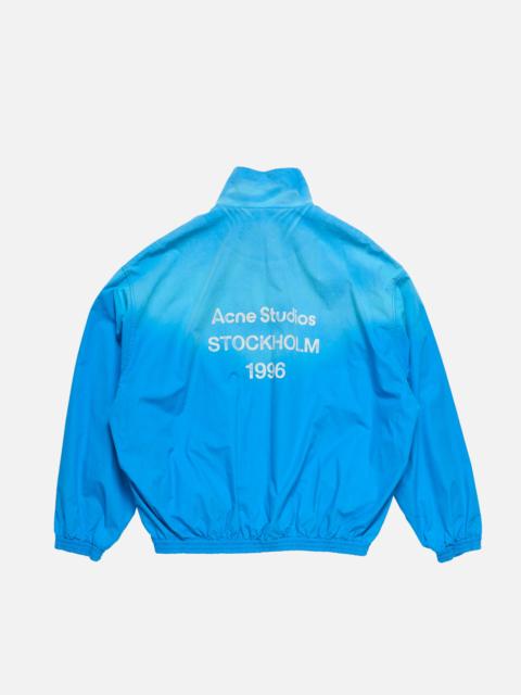 Acne Studios Logo zipper jacket - Bright blue