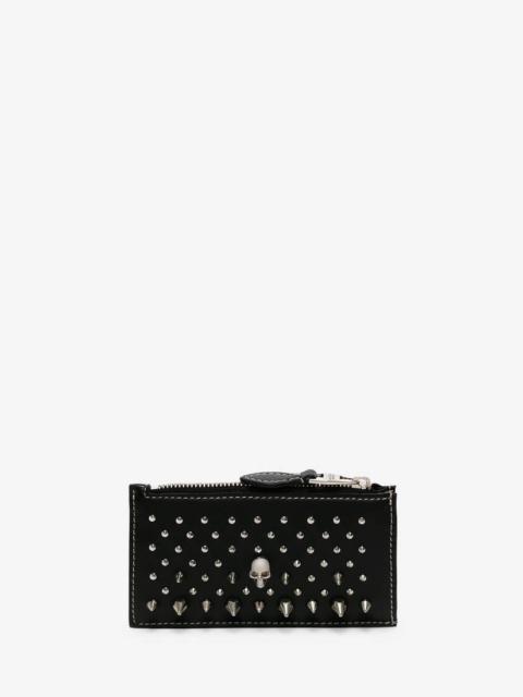 Alexander McQueen Women's Small Zip Pouch in Black