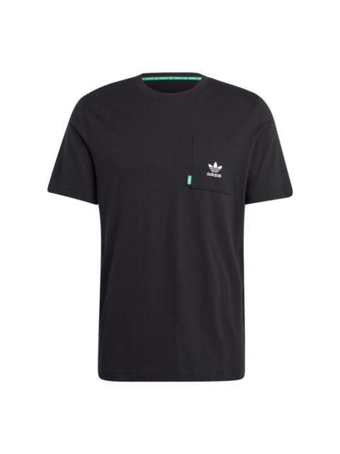 adidas adidas originals Essentials+ Made With Hemp T-shirt 'Black' HR8623