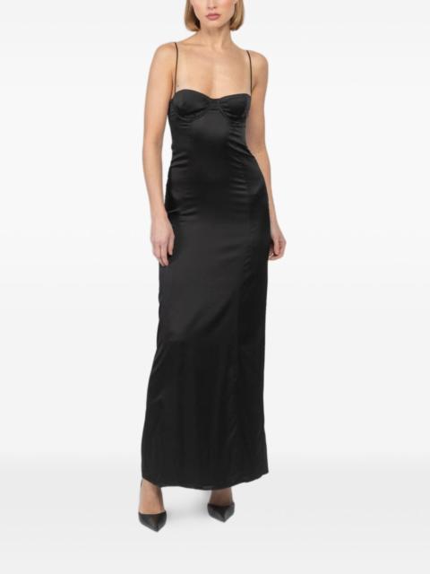 KIKI DE MONTPARNASSE bustier maxi dress