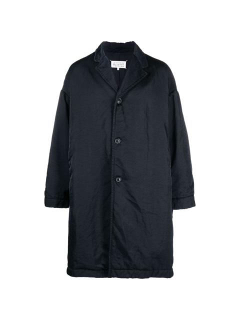 button-up mid-length parka