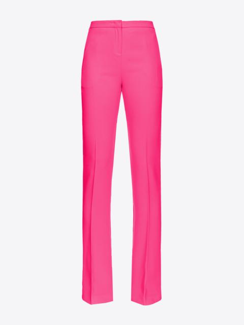 FLARED STRETCH TROUSERS