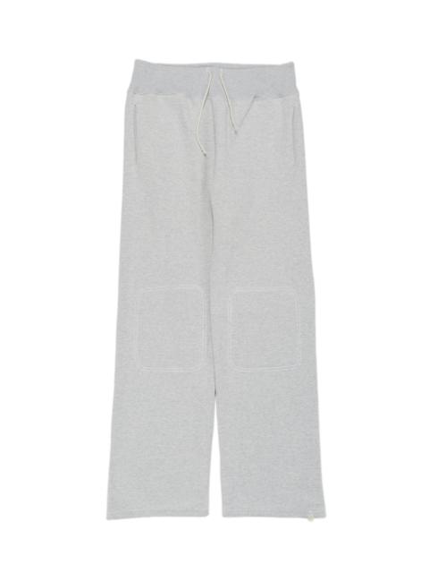 The Real McCoys MC25114 U.S.N. Double-knee Sweatpants Snow Gray