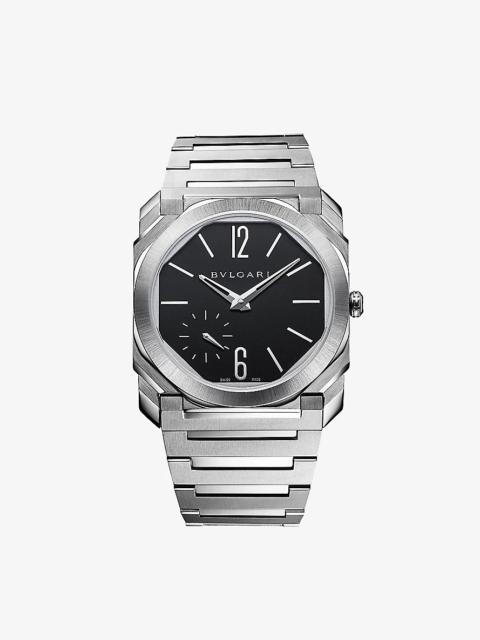 BGO40BPSSXTAUTO Octo Finissimo stainless-steel automatic watch