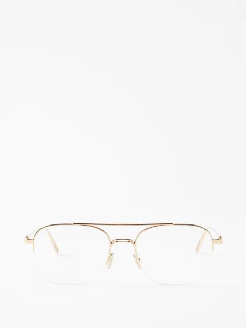 Dior NeoDior aviator metal glasses