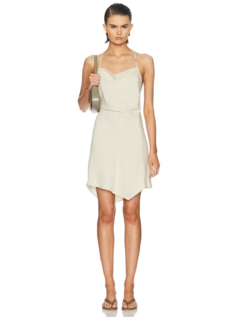 Helmut Lang Knot Slip Washed Dress
