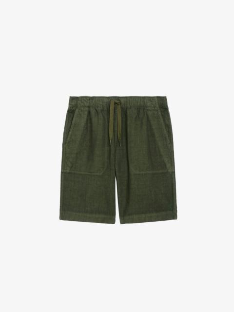 Zadig & Voltaire Pixel Linen Bermuda Shorts