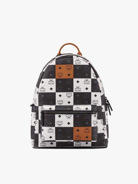 MCM Stark Backpack in Checkerboard Visetos