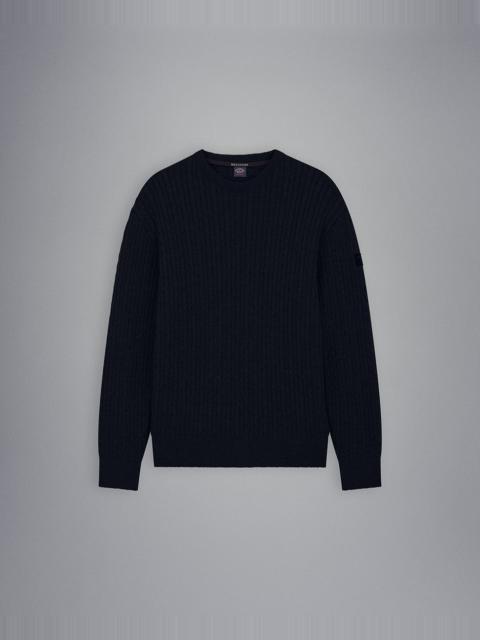 Bretagne wool cable-knit