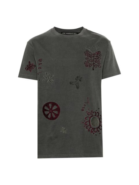 Andersson Bell March embroidered T-shirt