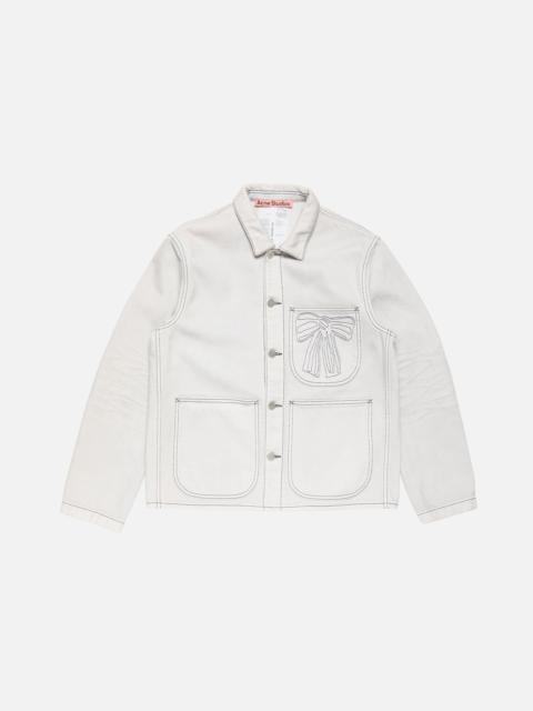 Acne Studios Denim blouson jacket - White/ecru