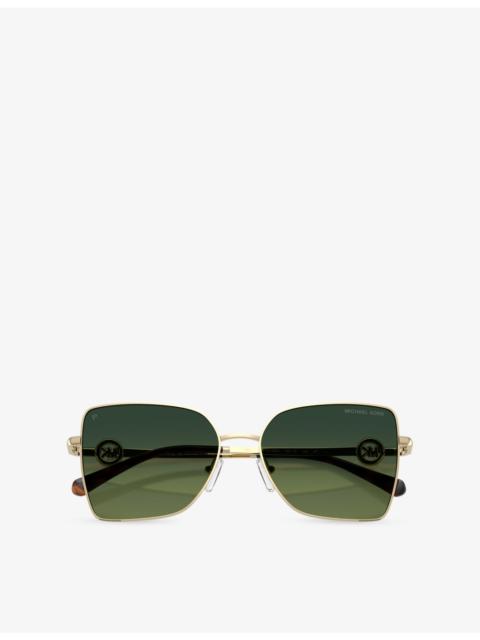 MICHAEL KORS MK1186 Butterfly-Frame Metal Sunglasses