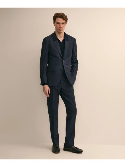 Brooks Brothers Brooks Brothers Explorer Collection Slim-Fit Wool Overcheck Suit Pants