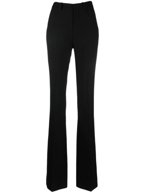 SAINT LAURENT straight-leg pants in striped wool