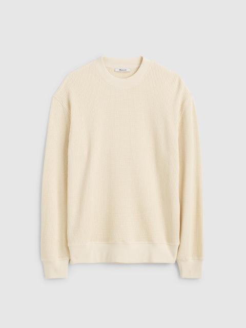 Madewell Waffle-Knit Sweatshirt