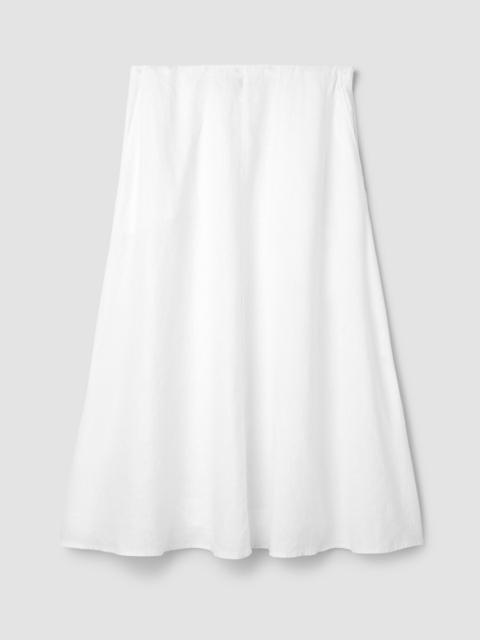 EILEEN FISHER Organic Linen Half-Circle Skirt