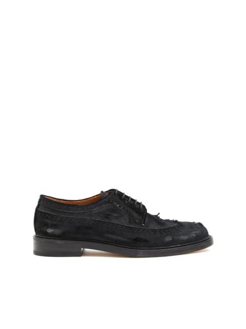 calf leather lace-up shoes