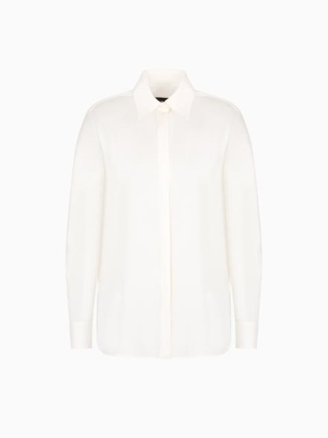 GIORGIO ARMANI Pure silk charmeuse shirt