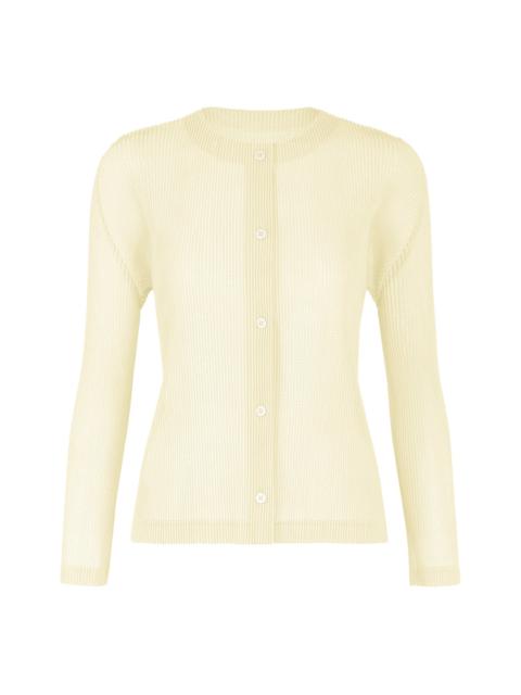 Pleats Please Issey Miyake TATAMI JULY CARDIGAN