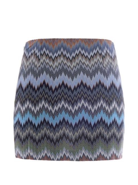 Missoni chevron mini skirt