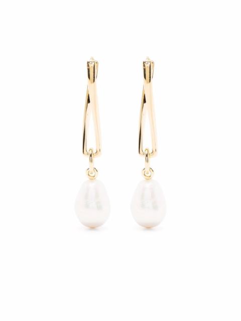 MISSOMA baroque pearl-twist drop earrings